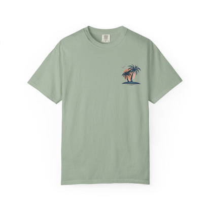 Palm Trees In the Sun, Front & Back T-shirt