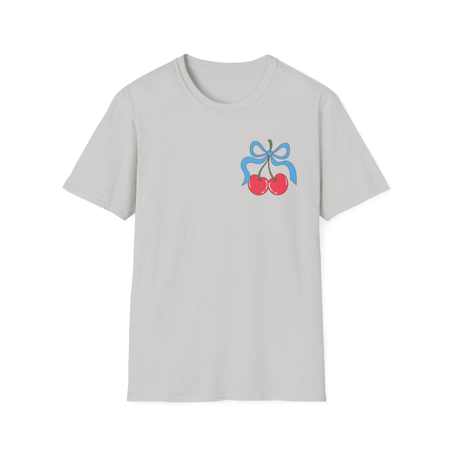 Patriotic Cherry T-Shirt — USA 1776 Fourth of July Graphic Tee