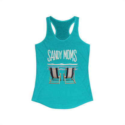 Sandy moms Racerback Tank