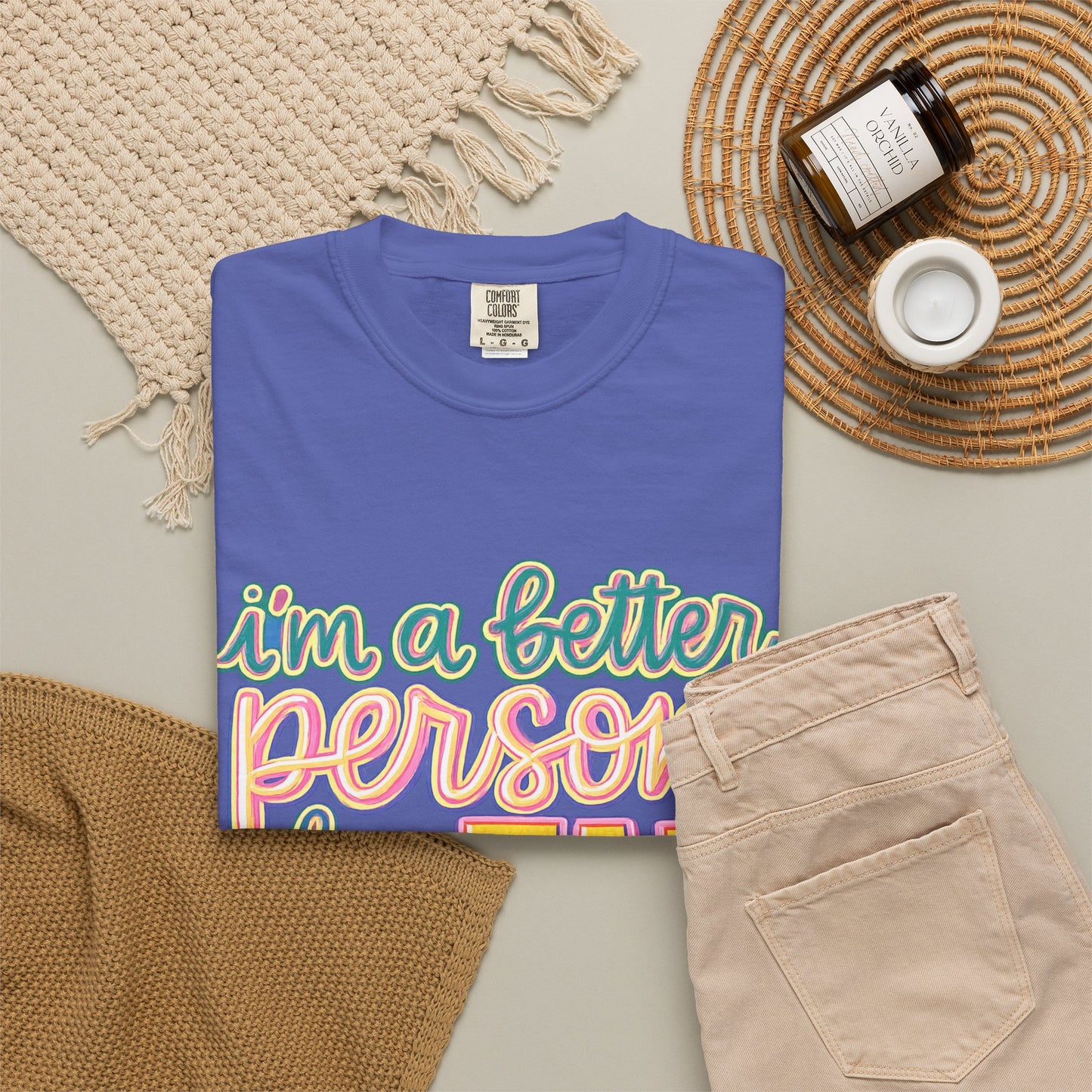 I'm a Better Person When I'm Tan T-Shirt