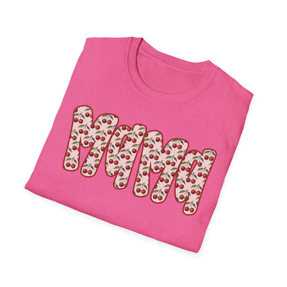 Mama Floral Band T-Shirt — Cute Mom Shirt with Pink Flower Pattern