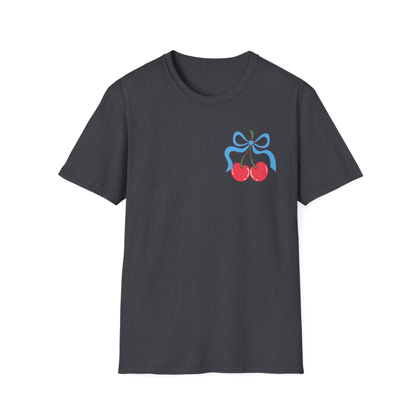 Patriotic Cherry T-Shirt — USA 1776 Fourth of July Graphic Tee