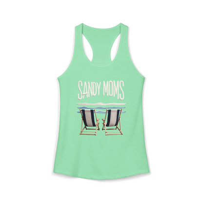 Sandy moms Racerback Tank