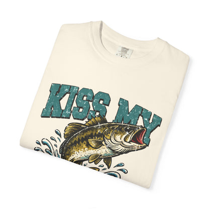 Kiss My Bass Fishing T-Shirt — Humorous Bass Angler Tee