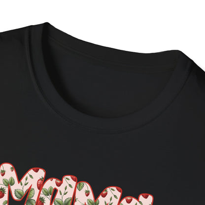 Strawberry Vibes T-Shirt — Retro Stars & Heart Graphic