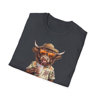 Panama Jack Highland cow tee