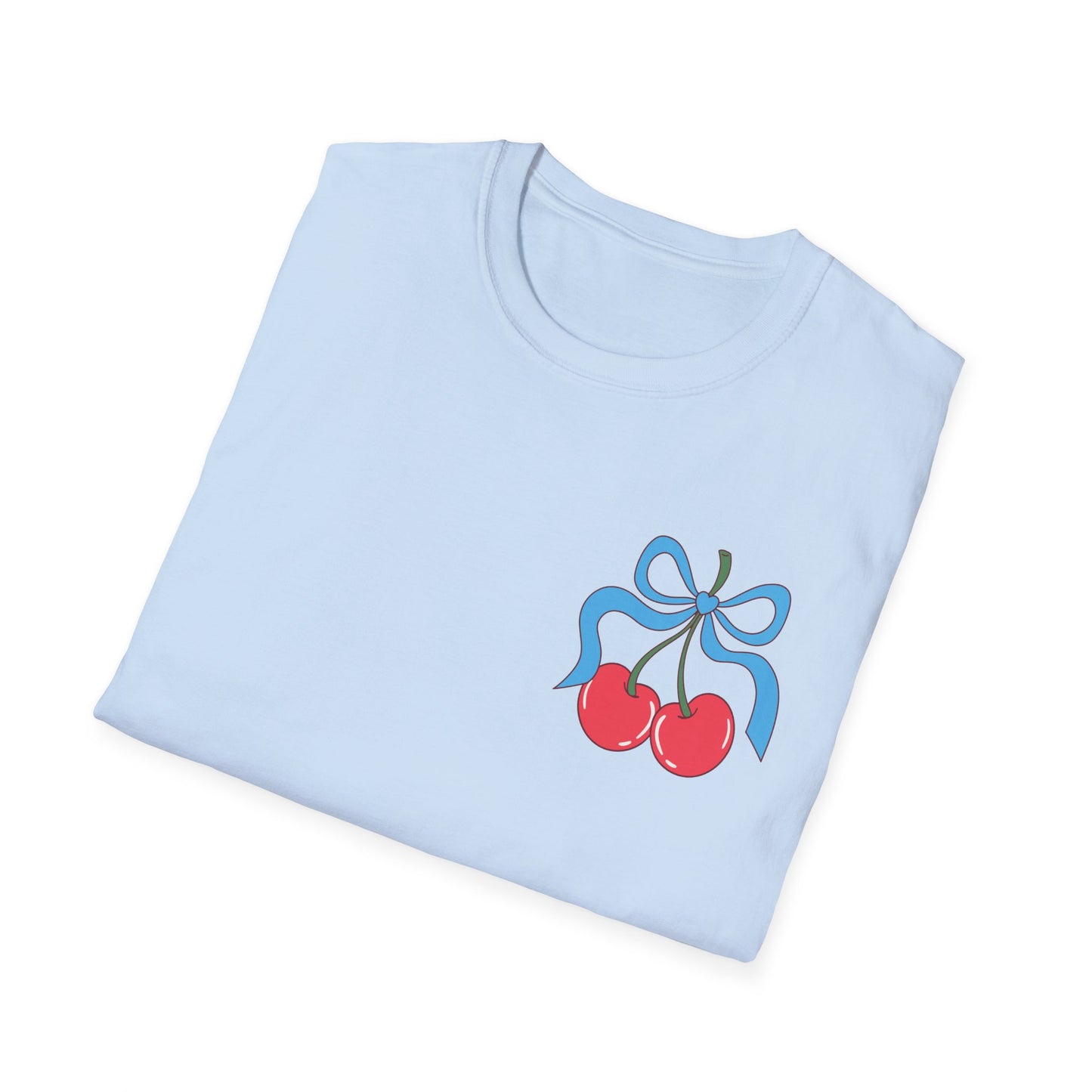 Patriotic Cherry T-Shirt — USA 1776 Fourth of July Graphic Tee