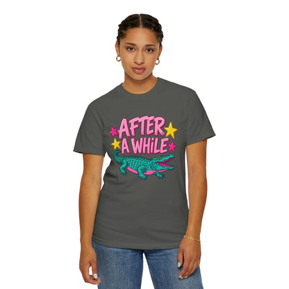 After A While Alligator T-Shirt — Retro Cartoon Gator Graphic Tee