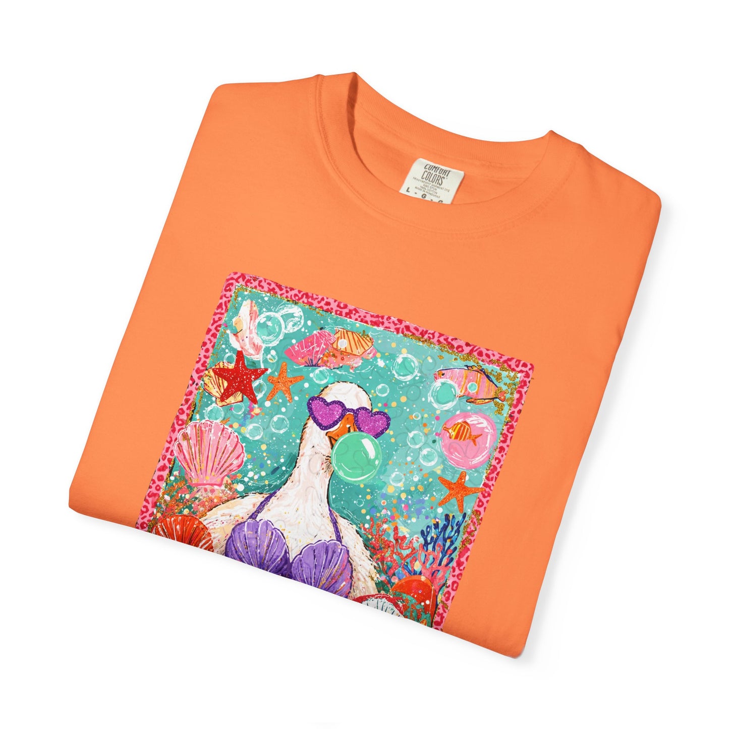 Goose in Bikini Beach T-Shirt — Cute Retro Seaside Graphic Tee