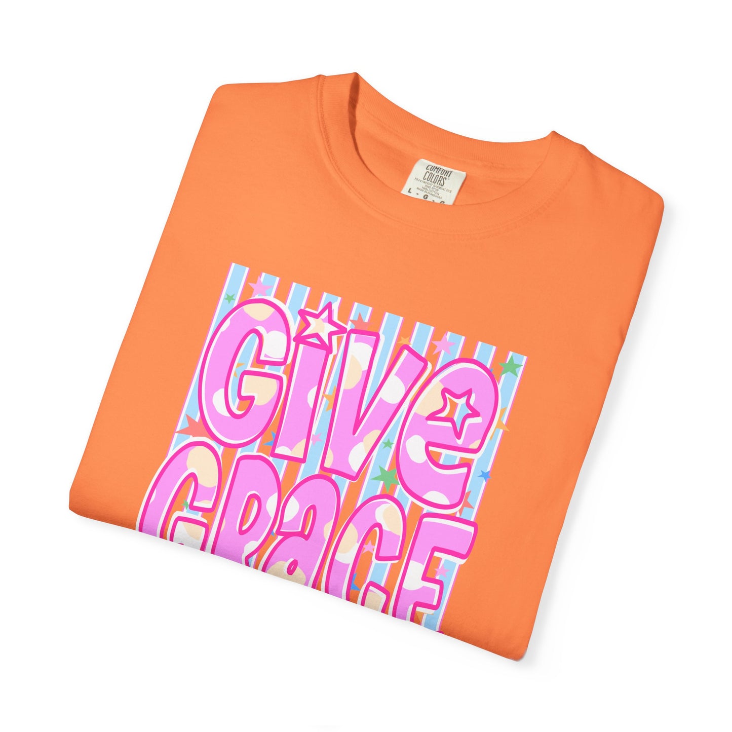 Give Grace T-Shirt — Pastel Retro Graphic Tee