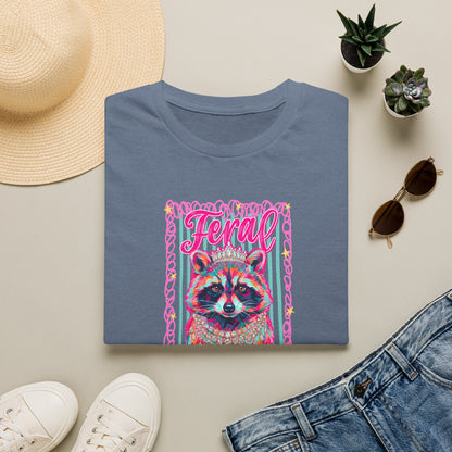 Feral Raccoon Gildan softstyle tshirt