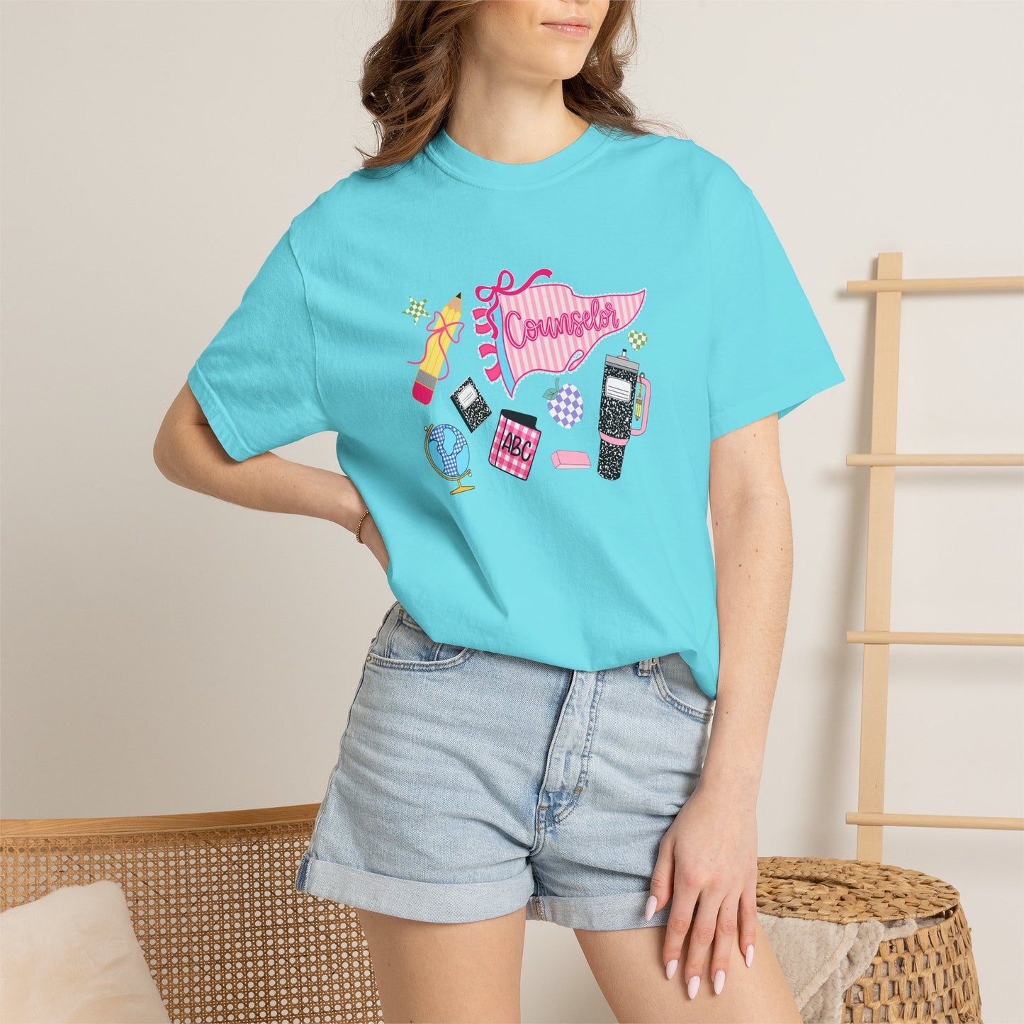 Retro Teen Essentials Graphic T-Shirt — 'Cassette' Collage Design