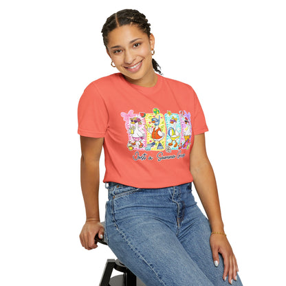 Summer Goose T‑Shirt — "Just a Summer Goose" Cute Beach Cartoon Tee
