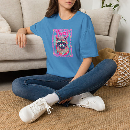 Feral Raccoon Gildan softstyle tshirt