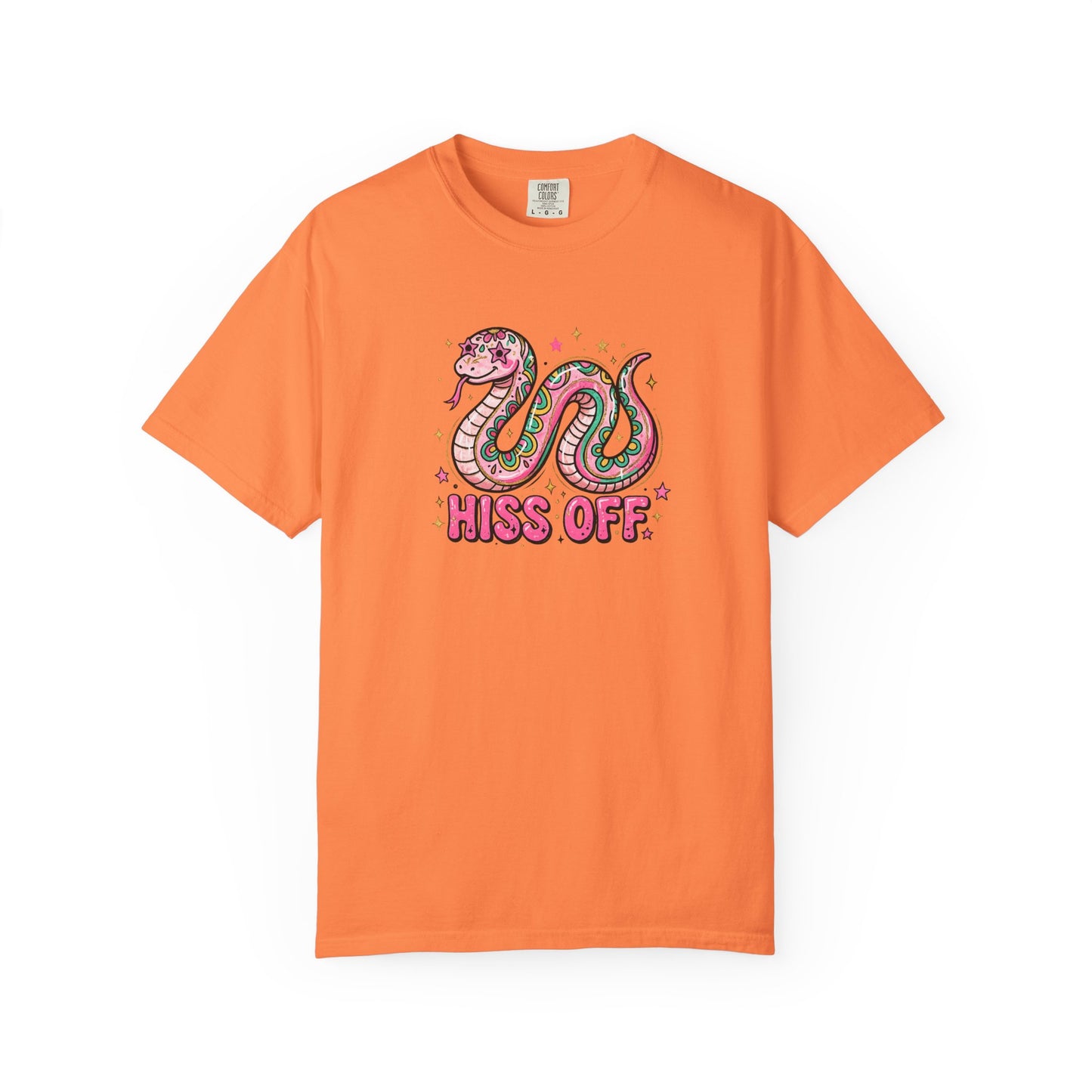 Snake "Hiss Off" Graphic T-Shirt — Retro Cute Reptile Tee