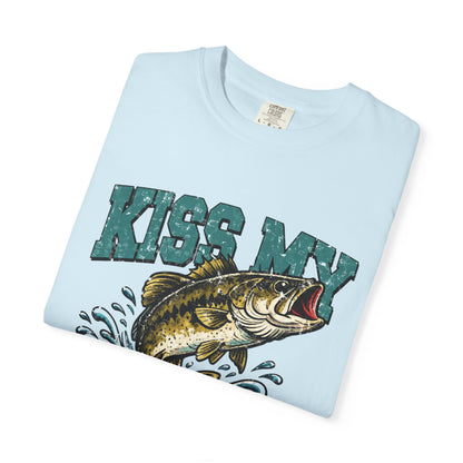 Kiss My Bass Fishing T-Shirt — Humorous Bass Angler Tee