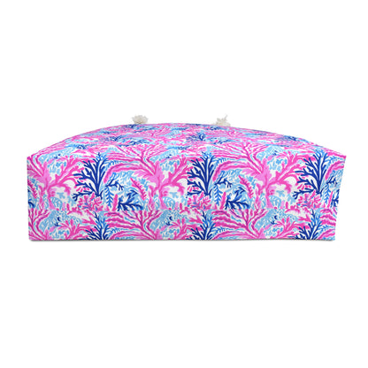 Pink Coral Reef Weekender Bag – Tropical Beach Tote for Getaways