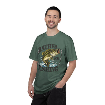 Rather Be Fishing T-Shirt — Bass Graphic Fishing Tee