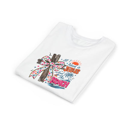 Youth Tee - All I Need is Jesus and the Beach Graphic Tee