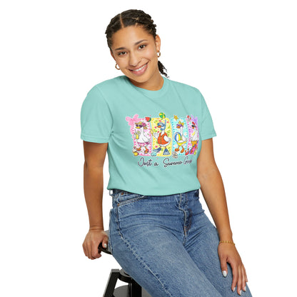 Summer Goose T‑Shirt — "Just a Summer Goose" Cute Beach Cartoon Tee