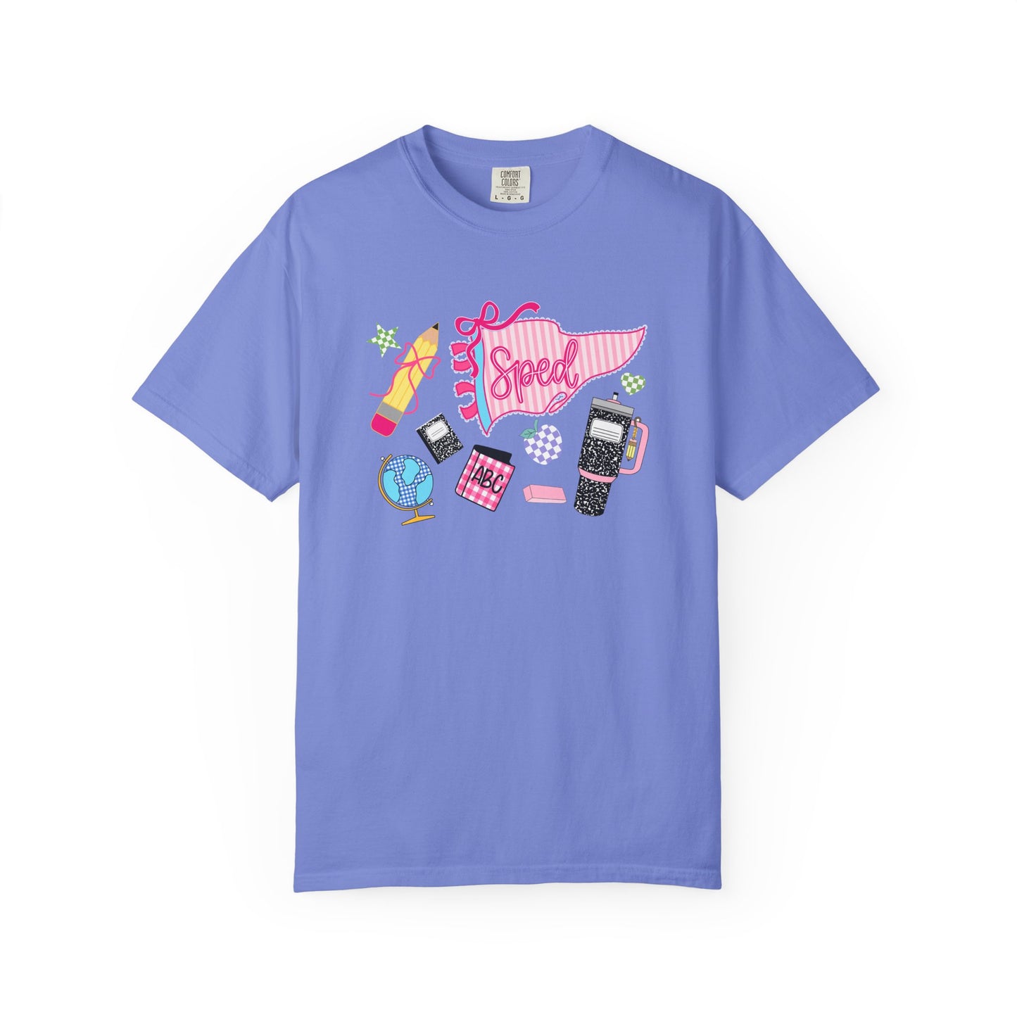 Retro Tech Collage T-Shirt — 'Speed' Graphic Tee for 90s Nostalgia
