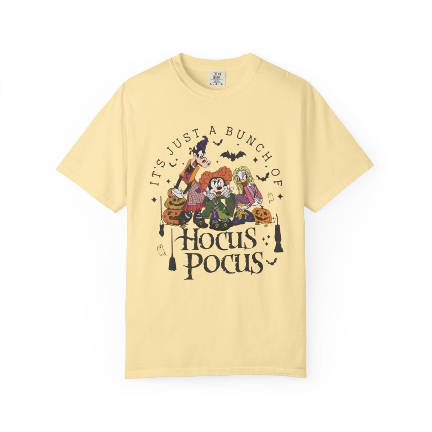 Hocus Pocus Halloween T-Shirt — "It's Just a Bunch of Hocus Pocus" Vintage Witch Tee