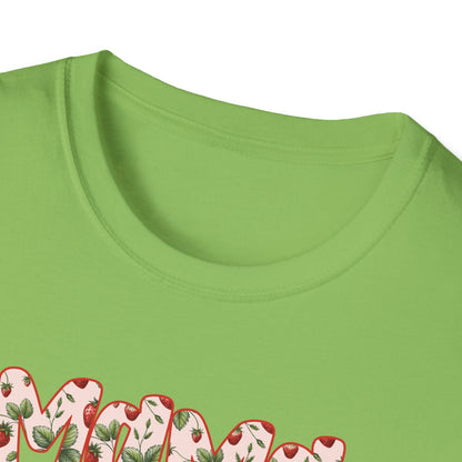 Strawberry Vibes T-Shirt — Retro Stars & Heart Graphic