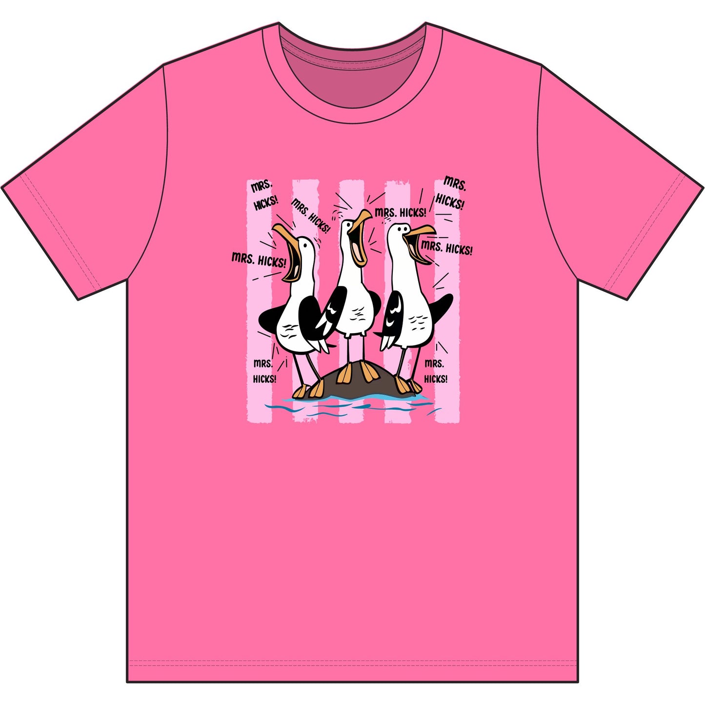 Custom Teacher Bird Tee