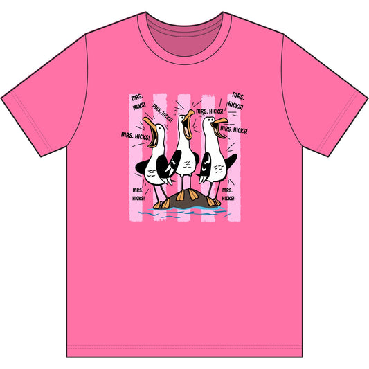 Custom Teacher Bird Tee