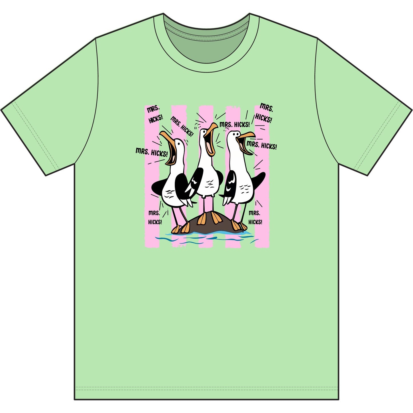Custom Teacher Bird Tee