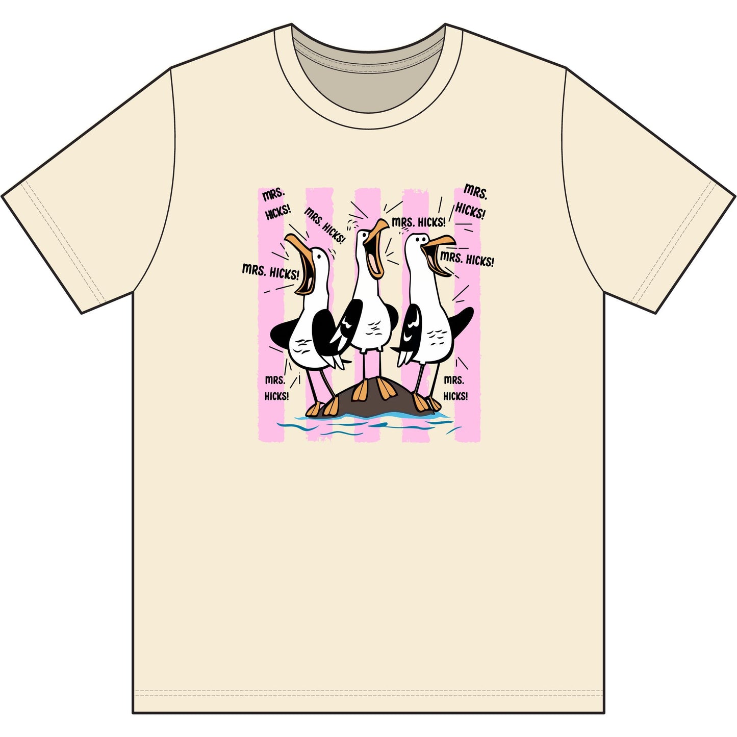 Custom Teacher Bird Tee