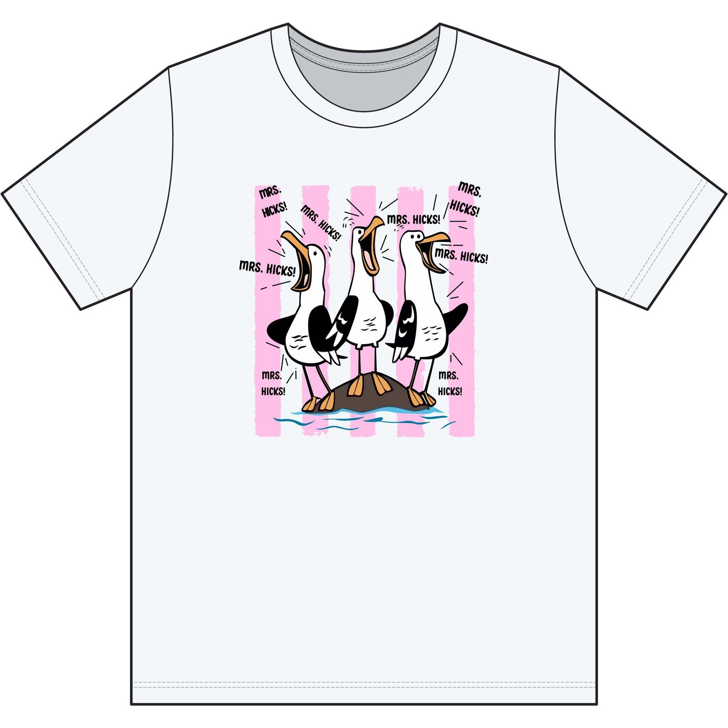 Custom Teacher Bird Tee
