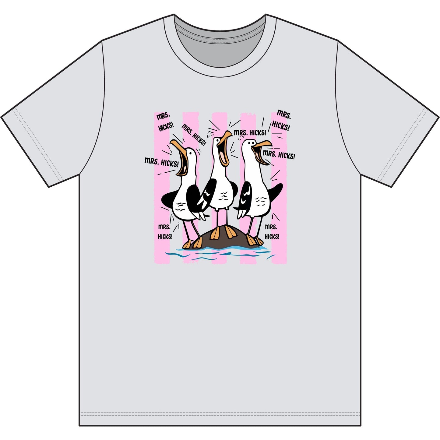 Custom Teacher Bird Tee