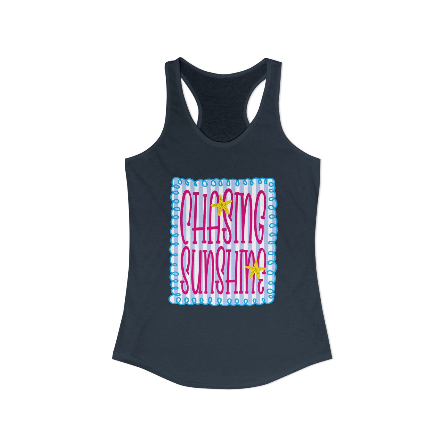 Chasing sunshine Racerback Tank