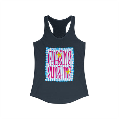 Chasing sunshine Racerback Tank