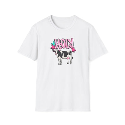 Holy Cow T-Shirt — Cute Pastel Cow Graphic Tee