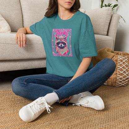 Feral Raccoon Gildan softstyle tshirt