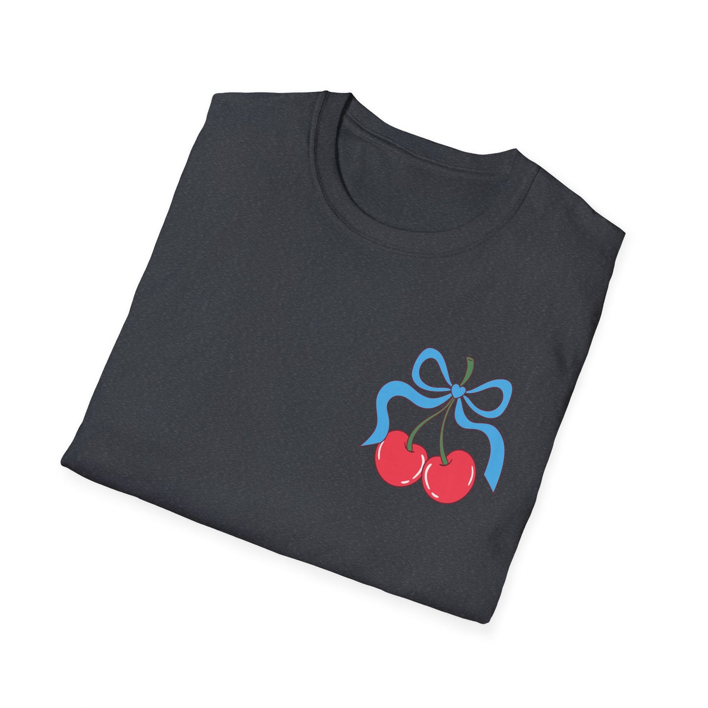 Patriotic Cherry T-Shirt — USA 1776 Fourth of July Graphic Tee