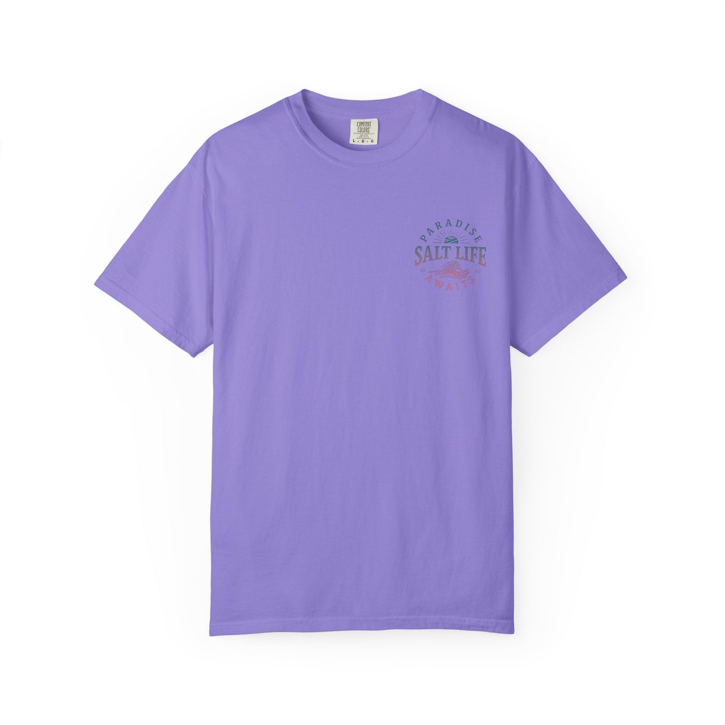 Salt Life Paradise Awaits Front & Back T-shirt