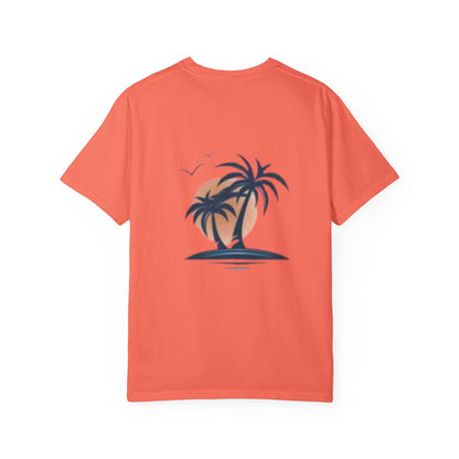Palm Trees In the Sun, Front & Back T-shirt
