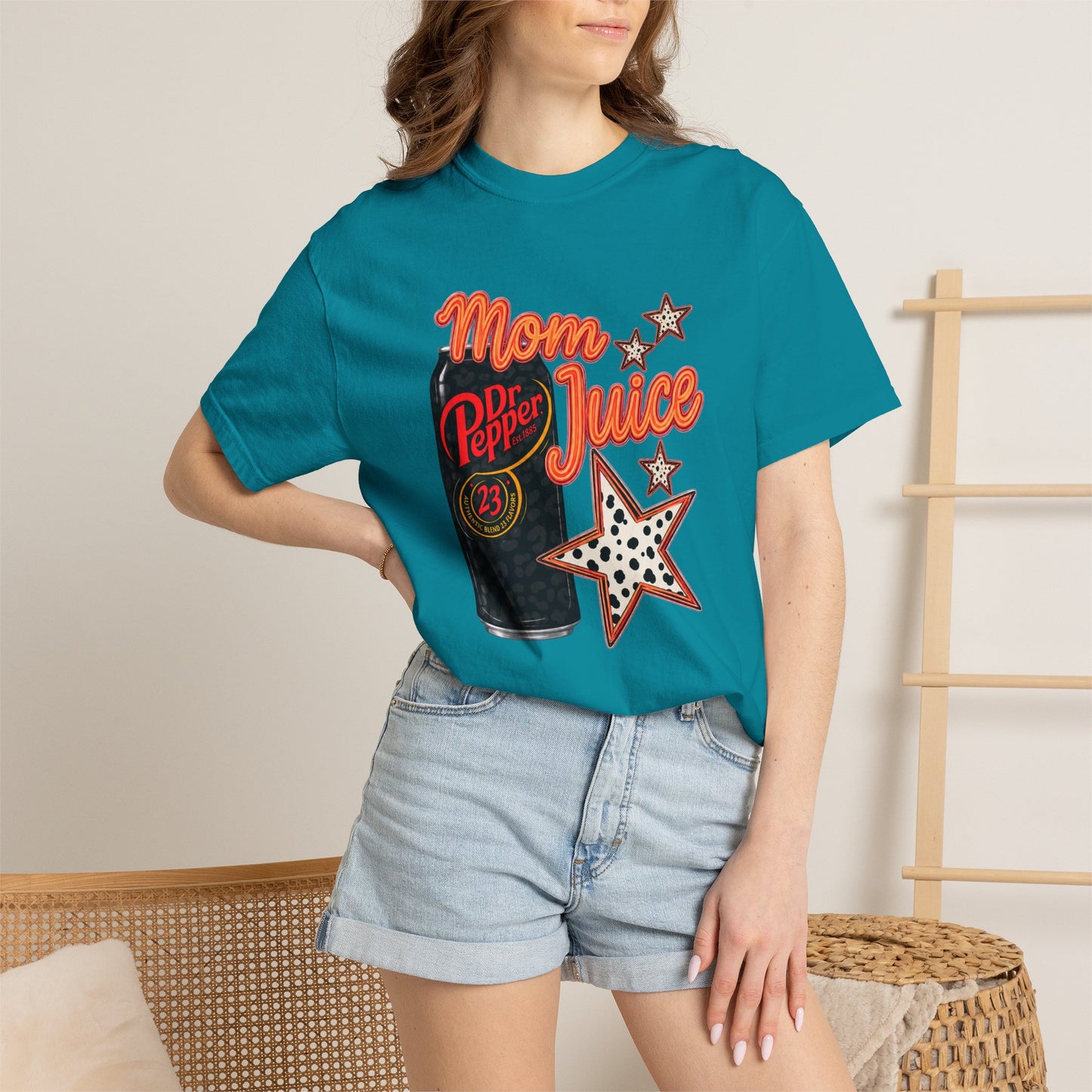 Mom Juice T-Shirt — Retro Dr Pepper Can Graphic Tee