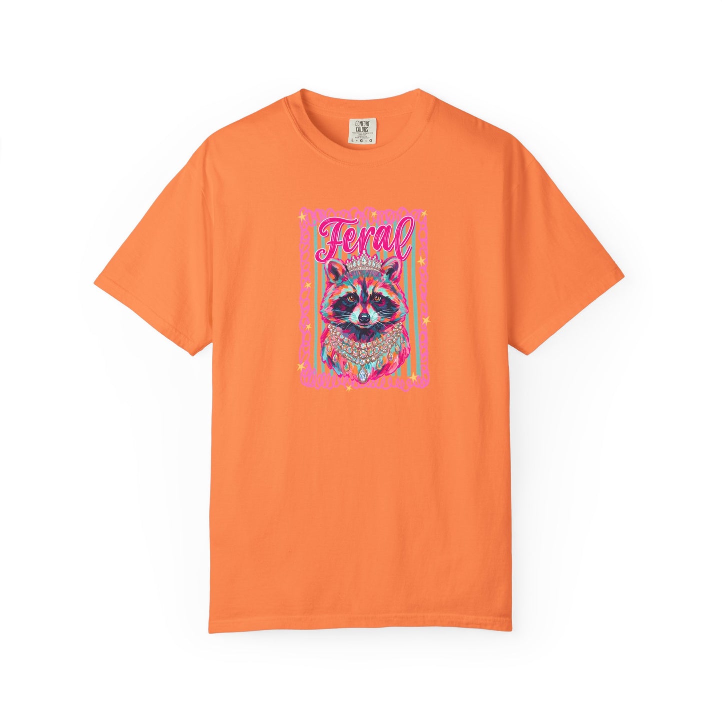 Feral Raccoon comfort color T-shirt