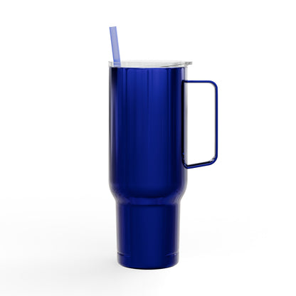 40oz Engraved Insulated Tumbler with Lid & Straw — Customizable Travel Mug