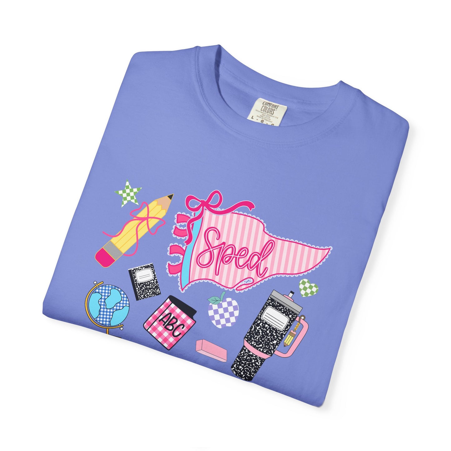 Retro Tech Collage T-Shirt — 'Speed' Graphic Tee for 90s Nostalgia