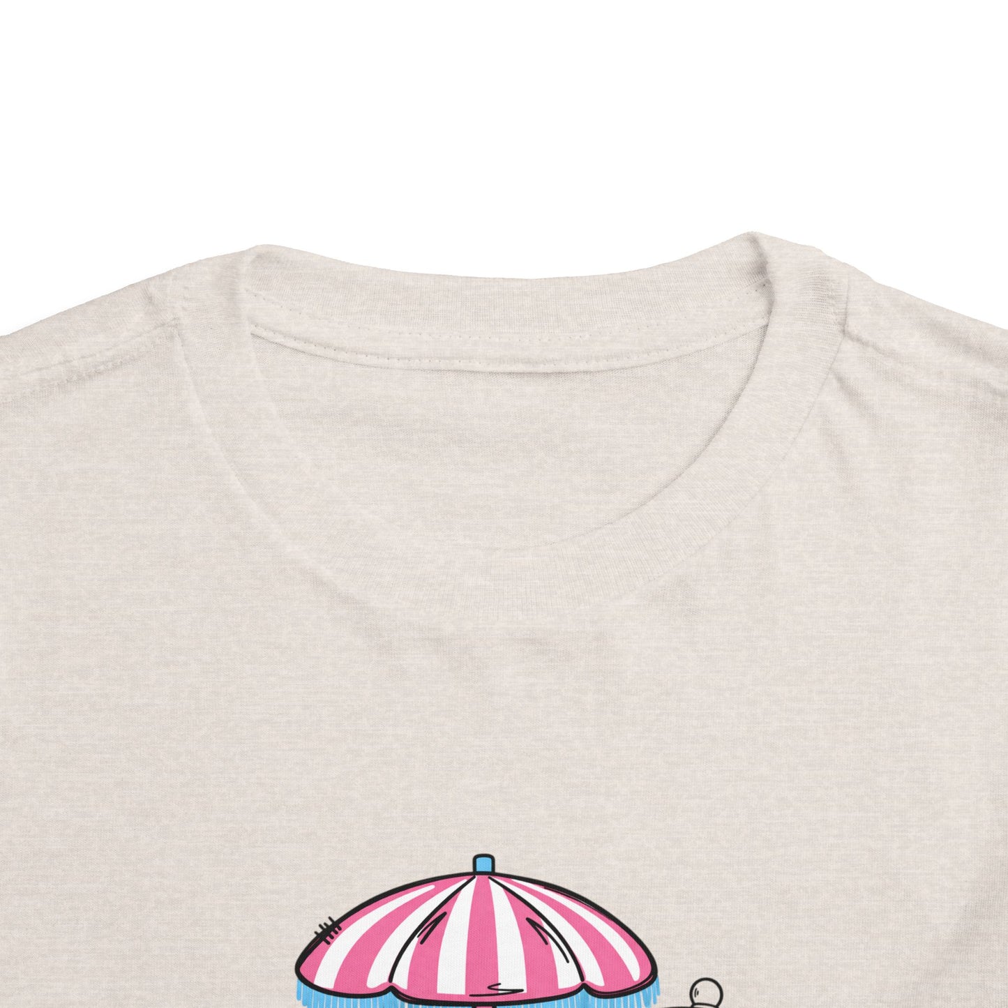 Toddler Tee — Cute Beach Umbrella & Sand Pail Design