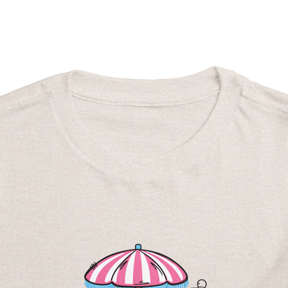 Toddler Tee — Cute Beach Umbrella & Sand Pail Design