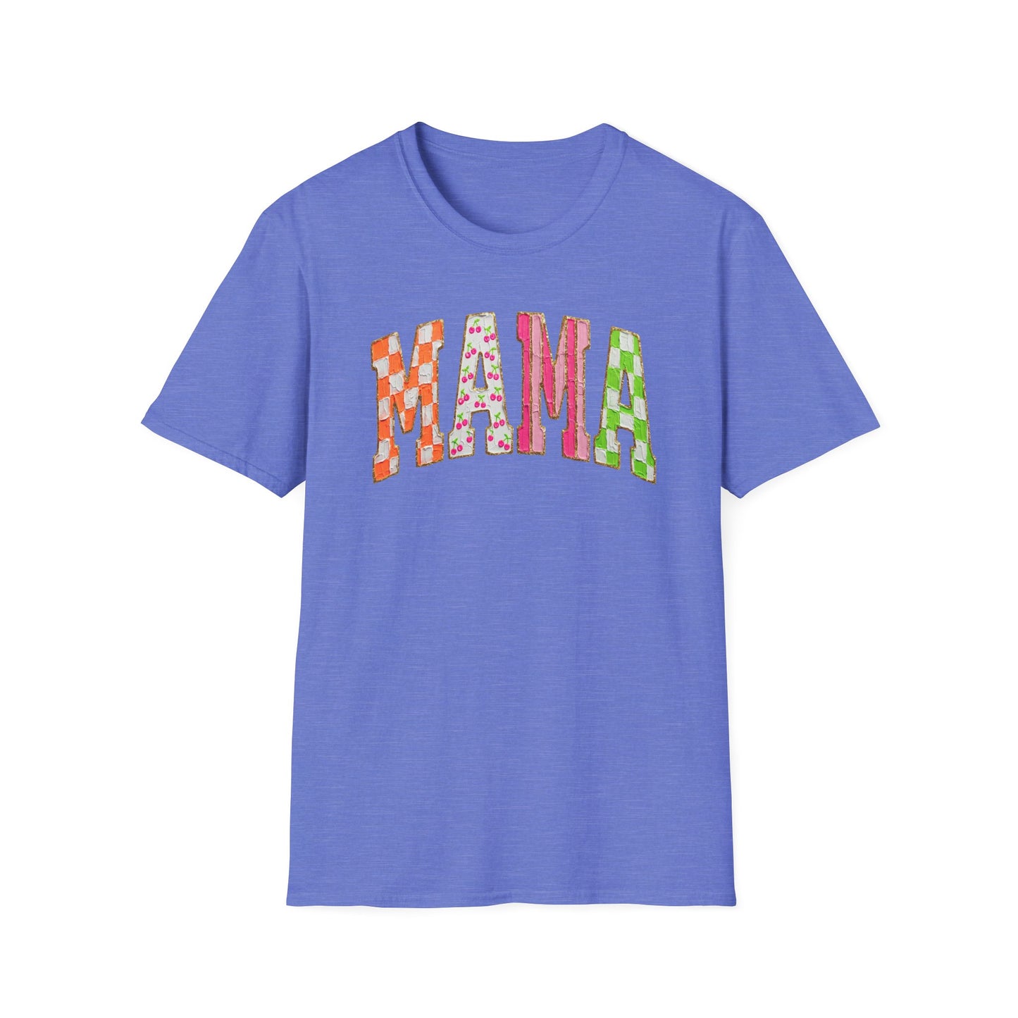 Mama Floral Patchwork T-Shirt
