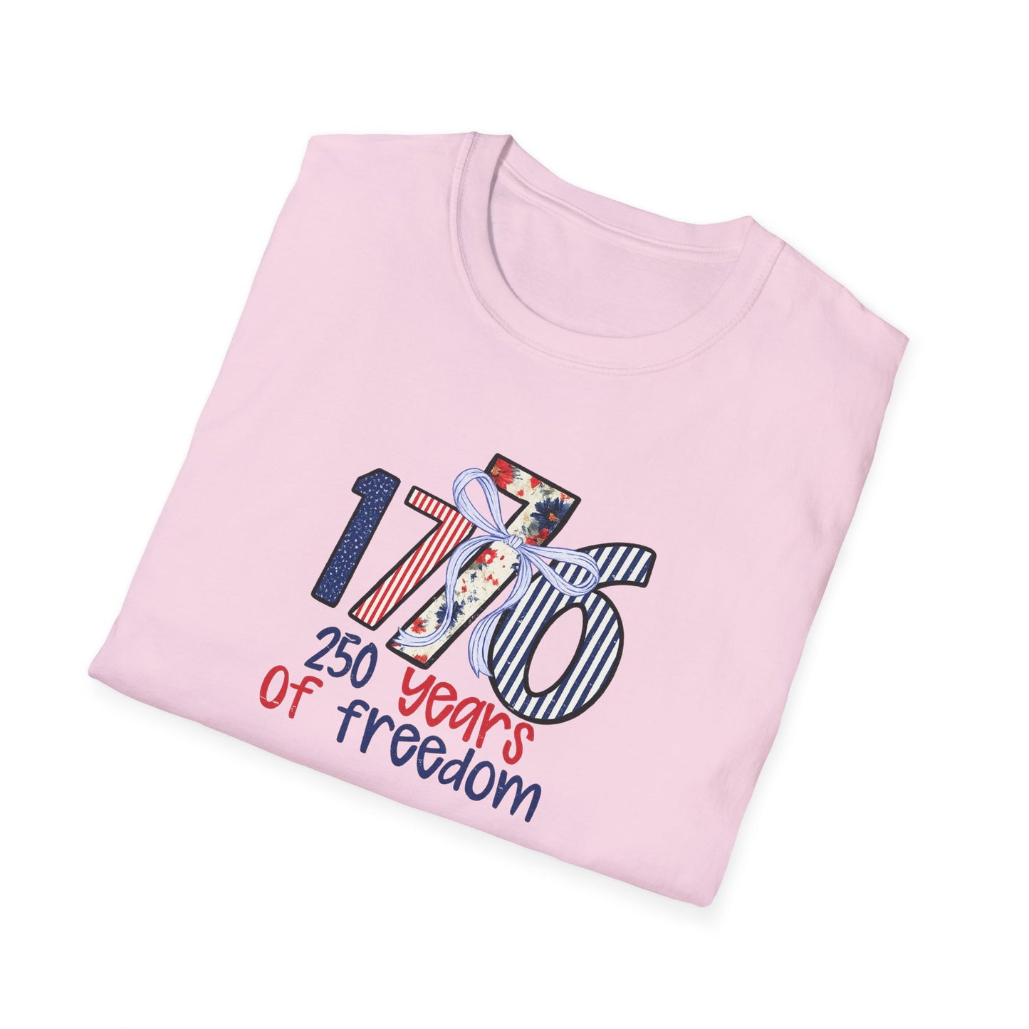 1776 "250 Years of Freedom" T-Shirt — Patriotic Independence Day Tee
