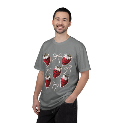 Crochet Strawberries and Bows T-shirt