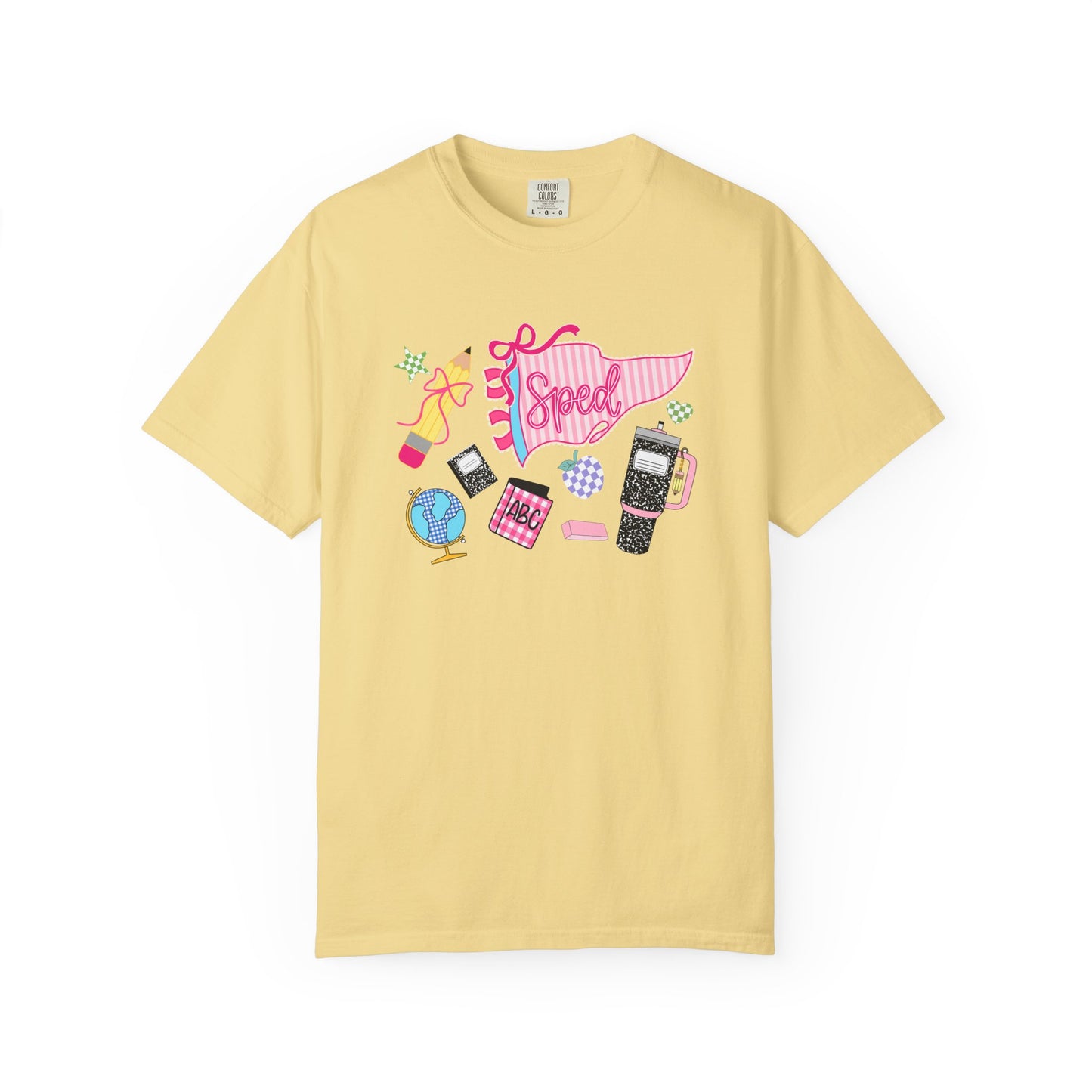 Retro Tech Collage T-Shirt — 'Speed' Graphic Tee for 90s Nostalgia